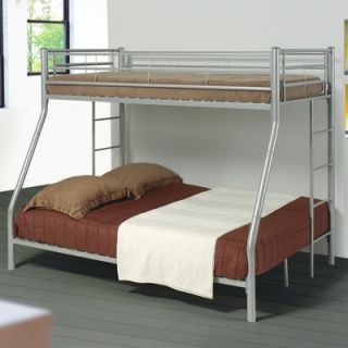 Wildon Home ® Elgin Twin over Full Bunk Bed with Built In Ladder
