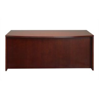 Luminary 72 Desk Shell with Bow Front