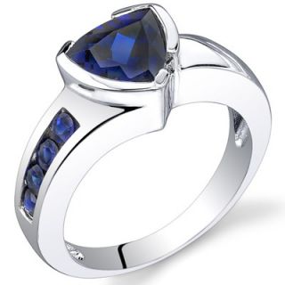 Oravo 2.75 carats Trillion Cut Ring in Sterling Silver