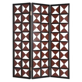  Gems Navarro Screen with Brown and White Diamond Pattern   SG 74