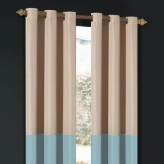 Pine Cone Hill Edelweiss Crewel Window Panel in Aqua