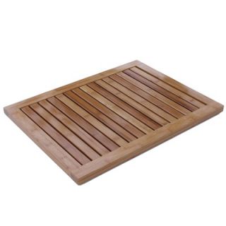 Oceanstar Design Bamboo Floor and Shower Mat