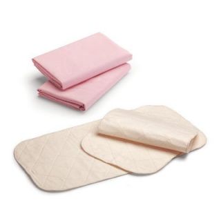 Graco Pack n Play Changing Pad and Sheet Set in Pink and Cream