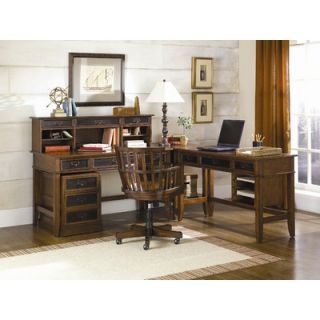 Hammary Mercantile L Shape Desk Office Suite   050 94