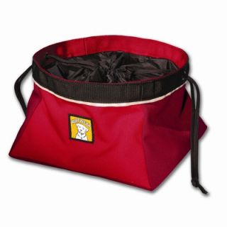 RuffWear Quencher Cinch Top™ Portable Outdoor Dog Food Bowl in Red