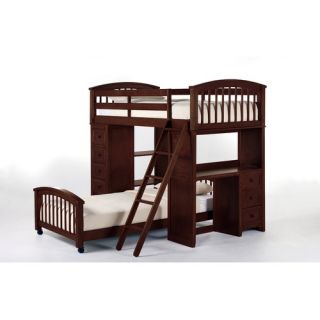 School House Twin Student L Shaped Bed with Additional Lower Bed