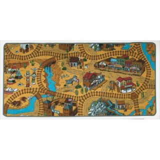 Learning Carpets Play Carpet Wild West Kids Rug   LC 102