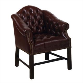 distinction leather tufted leather side chair 102