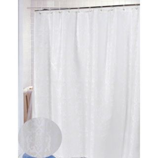 Damask 100% Polyester Fabric Shower Curtain