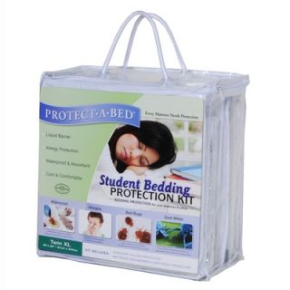 Protect A Bed Twin Extra Long 9 Student Bedding Protection Kit in