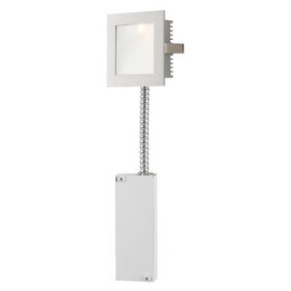  Wall Recessed Step Light In Metallic Grey With Driver   WLE 101 RM