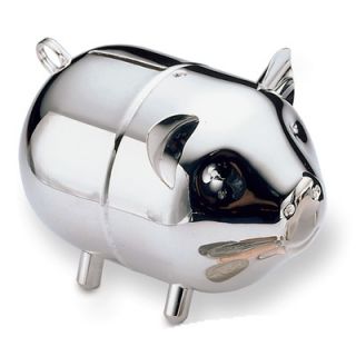 Lunt Silver Silverplated Baby Piggy Coin Bank