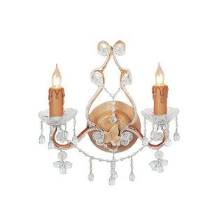 Paris Flea Market Candle Wall Sconce in Champagne   4522 CHAM