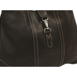 Piel Ladies Medium Open Hobo Bag in Chocolate   2746 CHC