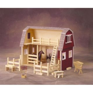 Real Good Toys Ruff n Rustic All American Barn Dollhouse