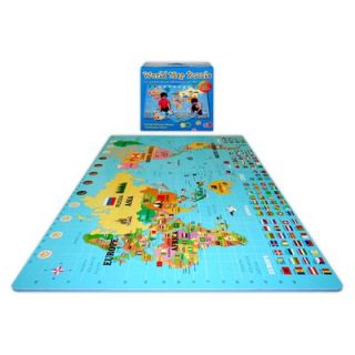 Alessco Play and Learn Style 1355 World Map Mat