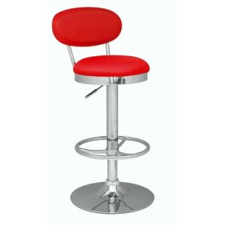 Chintaly Swivel and Adjustable Height Stool   0377 AS BLK / 0377 AS