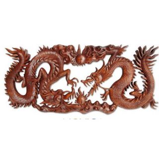 Novica Battle of the Dragons Wall Panel