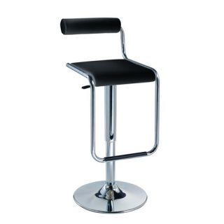 25.25   29 Leatherette Swivel Barstool with Gas Lift in Black