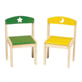 Moon and Stars Extra Kids Chair (Set of 2)