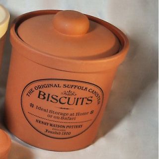  Watson Original Suffolk Terracotta Large Biscuit Canister   133