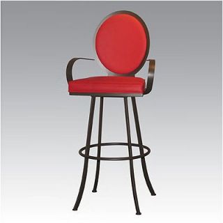 Johnston Casuals Studio II Contemporary Swivel Barstool with Arms