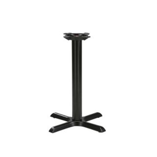 Regal Black Steel Table Base with Stainless Steel or Reversable Table