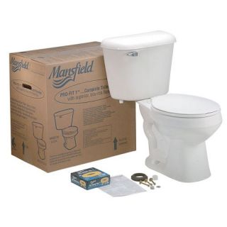Mansfield Pro Fit 1 Round Front Complete Toilet Kit