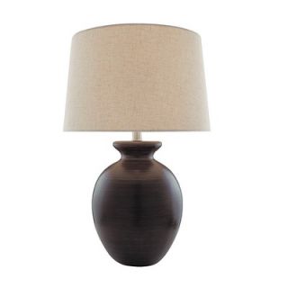 Lite Source Orion Ceramic Table Lamp in Brushed Bronze   LS 20835