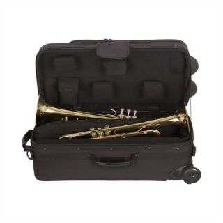 ProTec iPAC Double Trumpet Case with Wheels   IP301DWL