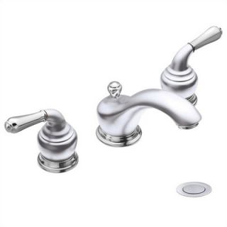 Moen Monticello Widespread Bathroom Faucet with Double Lever Handles