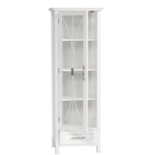 Elegant Home Fashions Mason Linen Cabinet with One Door and One Drawer
