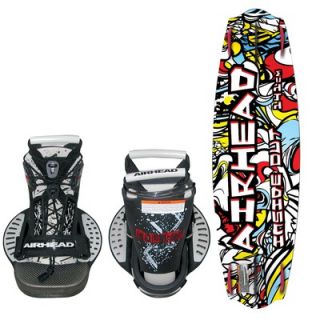Airhead Inside Out 141cm Wakeboard with Clutch Binding