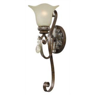 World Imports Lighting Dressy Casual Wall Sconce in Oxide Brass with