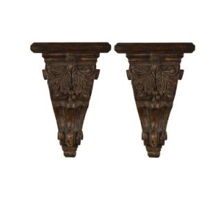 Uttermost Mora Decorative Accent Shelves in Distressed Chestnut Brown