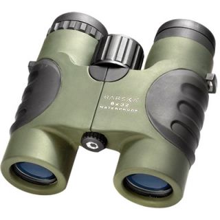 Barska 8x32 WP Atlantic Binoculars, Bak 4, Blue Lens