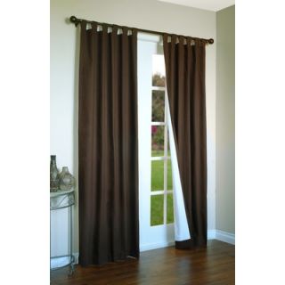  Insulated Solid Color Tab Top Curtain Pairs   70292 153 503