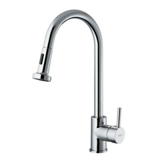 Vigo One Handle Single Hole Pull Out Kitchen Faucet   VG02002CH