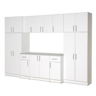 Prepac Elite Garage/Laundry Room Topper & Wall Cabinet with 3 Doors