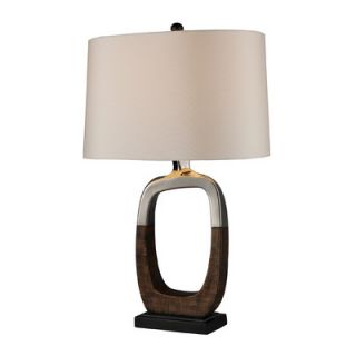Dimond Lighting Irvona Table Lamp in Silver Plated And Bronze Accent