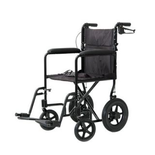 ProBasics Lightweight Aluminum Transport Chair with Rear Cable Hand