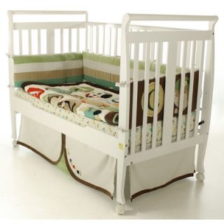 Dream On Me Bella 2 in 1 Convertible Sleigh Crib in White