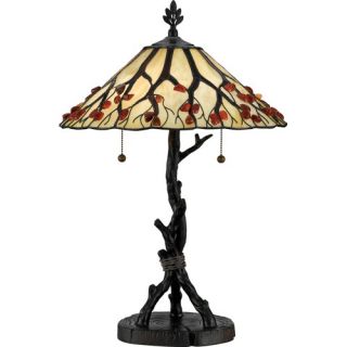 Agate Portable Whispering Wood Table Lamp in Valiant Bronze