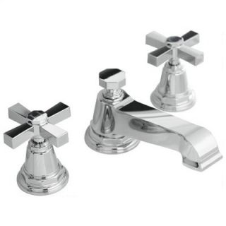 Kohler Pinstripe Pure Widespread Bathroom Faucet with Double Cross