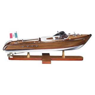 Authentic Models Aquarama Speedboat in Polished Cedar