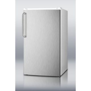 Summit Appliance Refrigerator Freezer with Crisper Cover Glass Type