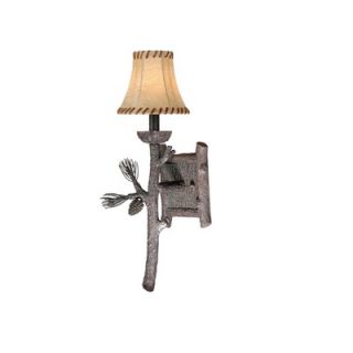 Vaxcel Yellowstone Wall Sconce in Coal Patina   WL65231CP
