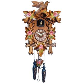 Black Forest Cuckoo Clock with Red Flowers   532 / 9Q
