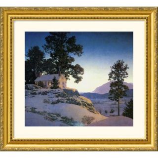 Great American Picture Evening (Winterscape), 1953 Gold Framed Print