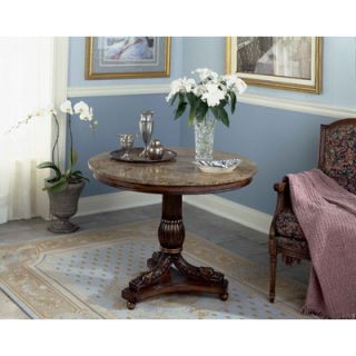 Butler Heritage Pedestal Console Table   398070 Round